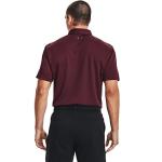 Under Armour Men's Tech Golf Polo - Maroon/Graphite