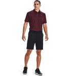 Under Armour Men's Tech Golf Polo - Maroon/Graphite