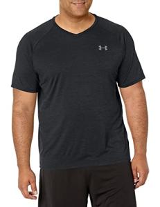 Under Armour Men's Tech V-Neck T-Shirt, Black