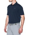 Under Armour Men's Tech Golf Polo, Navy/Graphite