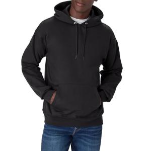 Hanes Men's Heavyweight Pullover Hoodie, Black