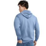 Hanes Men's Ecosmart Full-Zip Hoodie - Light Blue