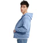 Hanes Men's Ecosmart Full-Zip Hoodie - Light Blue