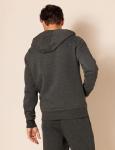 Men's Full-Zip Fleece Hoodie Sweatshirt, Charcoal