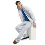 Hanes Men's Ash Full-Zip Fleece Hoodie