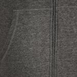 Men's Full-Zip Fleece Hoodie Sweatshirt, Charcoal