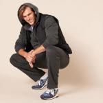 Men's Full-Zip Fleece Hoodie Sweatshirt, Charcoal