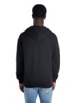 Men's Full Zip Fleece Hoodie - Black, Large