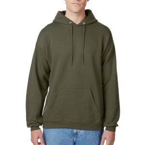 Hanes EcoSmart Midweight Fleece Hoodie - Fatigue Green