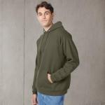 Hanes EcoSmart Midweight Fleece Hoodie - Fatigue Green