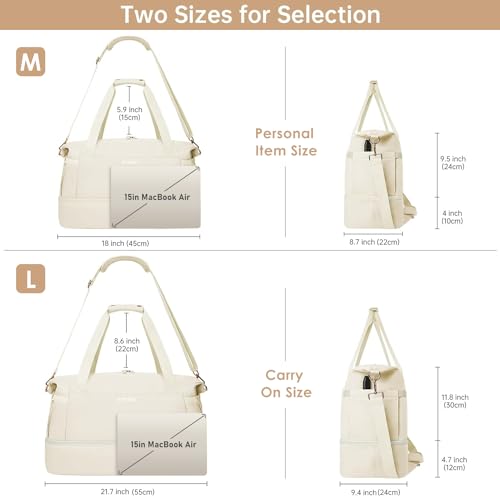 ETRONIK Women's Gym Duffel Bag with USB Port