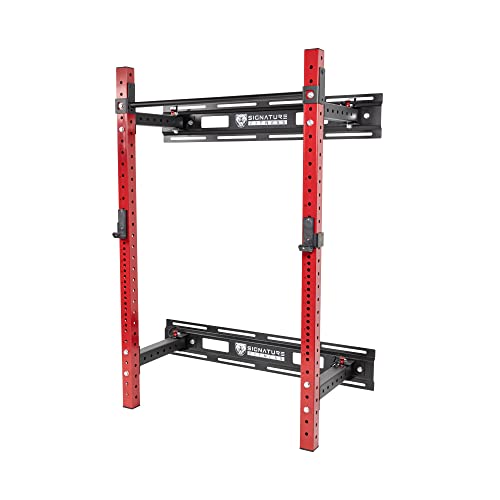 Compact Wall-Mounted Power Cage with Pull-Up Bar