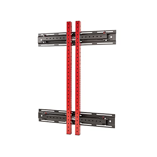 Compact Wall-Mounted Power Cage with Pull-Up Bar