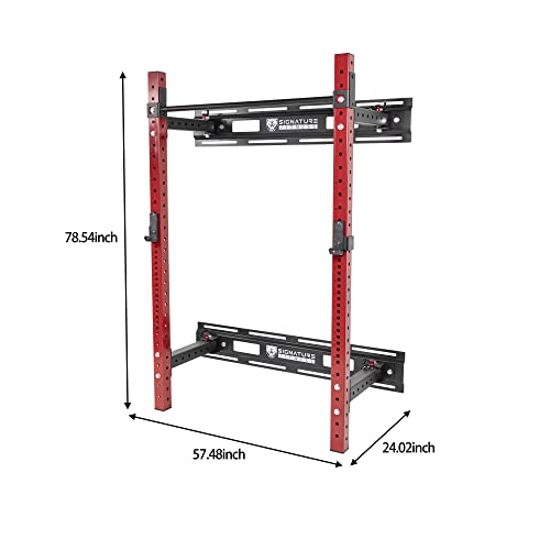 Compact Wall-Mounted Power Cage with Pull-Up Bar