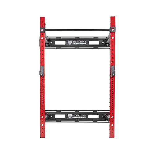 Compact Wall-Mounted Power Cage with Pull-Up Bar