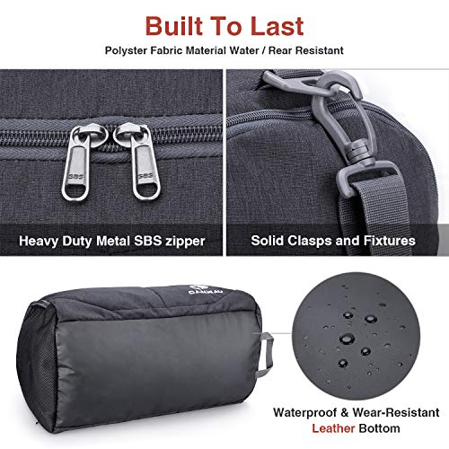 Canway 45L Lightweight Gym Bag with Shoe Compartment