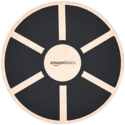 Wood Wobble Balance Trainer Board by Amazon Basics