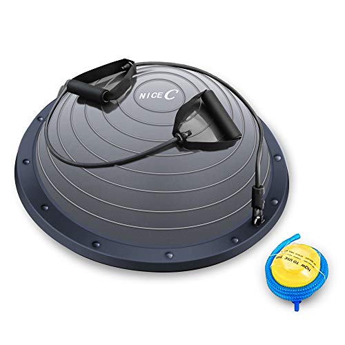 Balance Half Ball with Resistance Band & Pump