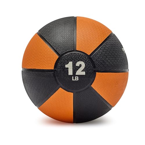 12 lb Amazon Basics Weighted Medicine Ball