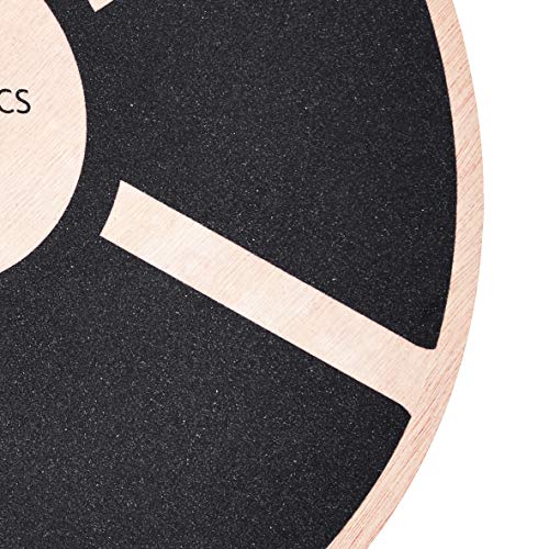 Wood Wobble Balance Trainer Board by Amazon Basics