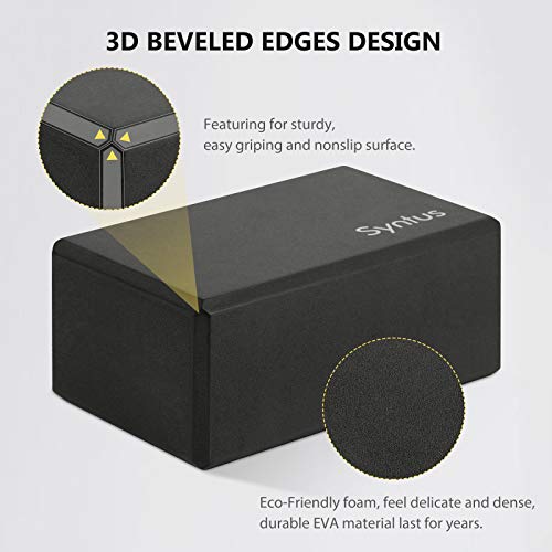 Yoga Block and Strap Set - Non-Slip Foam