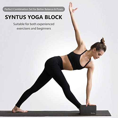 Yoga Block and Strap Set - Non-Slip Foam