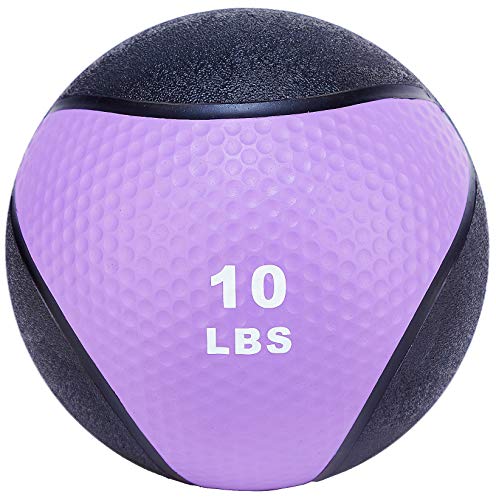 10 lb Weighted Medicine Ball for Home Workouts