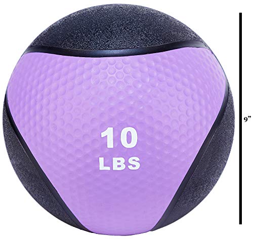 10 lb Weighted Medicine Ball for Home Workouts
