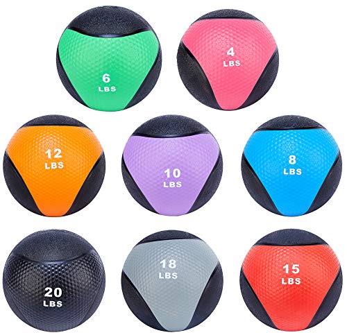 10 lb Weighted Medicine Ball for Home Workouts