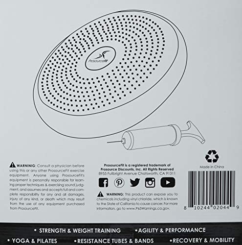 ProsourceFit Core Balance Disc Trainer with Pump