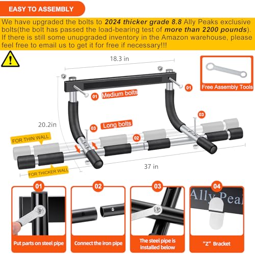 ALLY PEAKS Heavy Duty Pull Up Bar