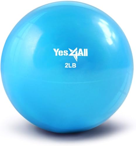 Yes4All 2lb Smooth Soft Toning Ball - Blue