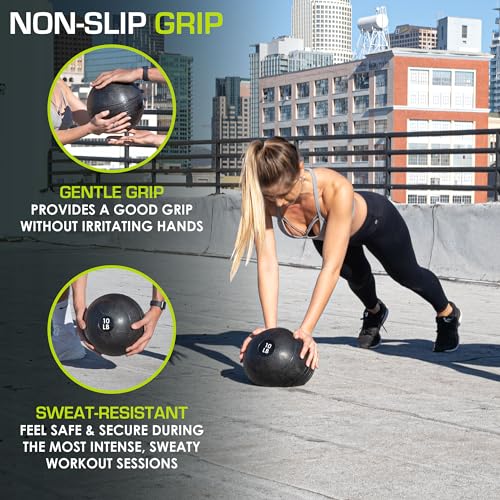 ProsourceFit Slam Medicine Balls for Strength Training