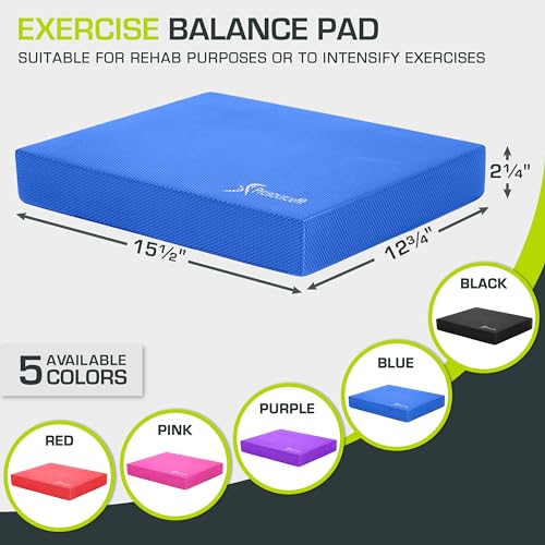 ProsourceFit Non-Slip Balance Pad for Stability Training