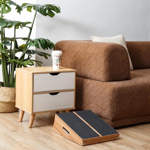 StrongTek Adjustable Wooden Slant Board with Handles