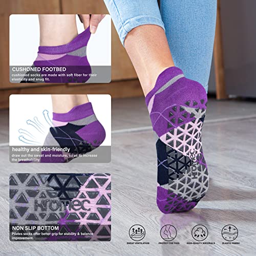 Non-Slip Yoga Socks with Grips for All Activities