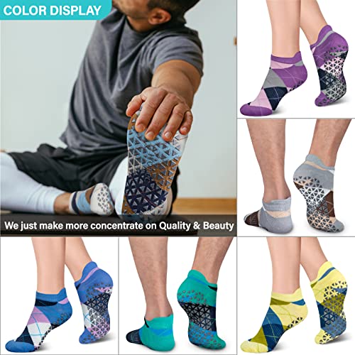 Non-Slip Yoga Socks with Grips for All Activities
