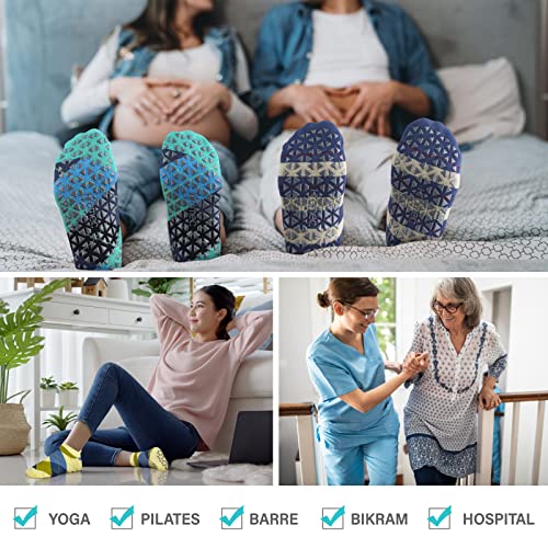 Non-Slip Yoga Socks with Grips for All Activities