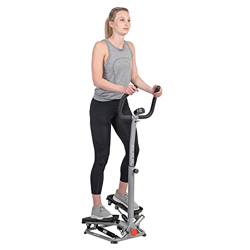 Sunny Health Smart Twist Stepper with Resistance Bands