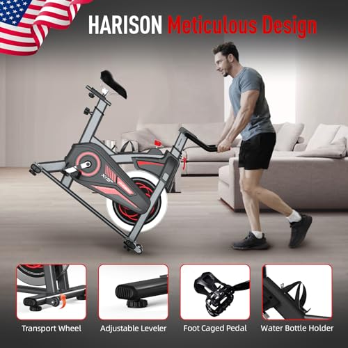 HARISON Bluetooth Magnetic Exercise Bike with Tablet Holder