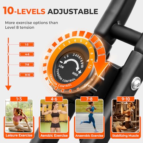 Foldable Magnetic Exercise Bike for Home Workouts