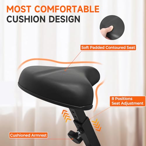 Foldable Magnetic Exercise Bike for Home Workouts