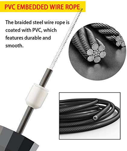 Adjustable Tangle-Free Speed Jump Rope Set