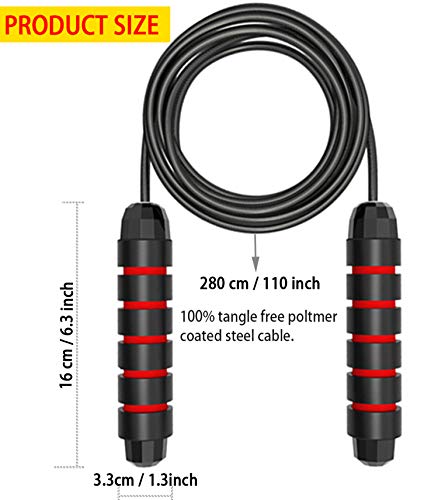 Adjustable Tangle-Free Speed Jump Rope Set