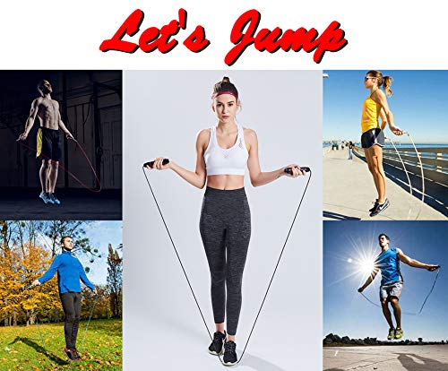 Adjustable Tangle-Free Speed Jump Rope Set