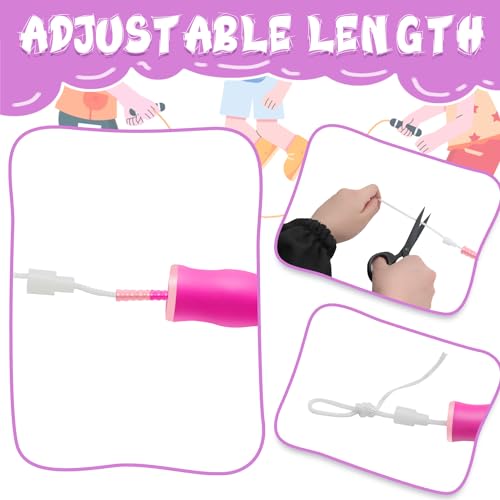 24 Pack Adjustable Jump Ropes for Kids & Adults