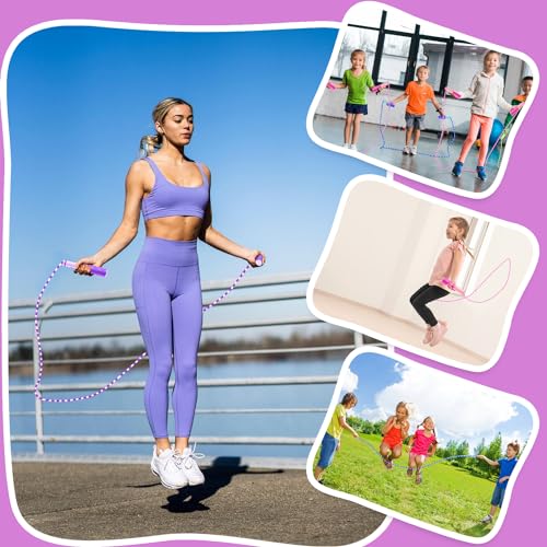 24 Pack Adjustable Jump Ropes for Kids & Adults