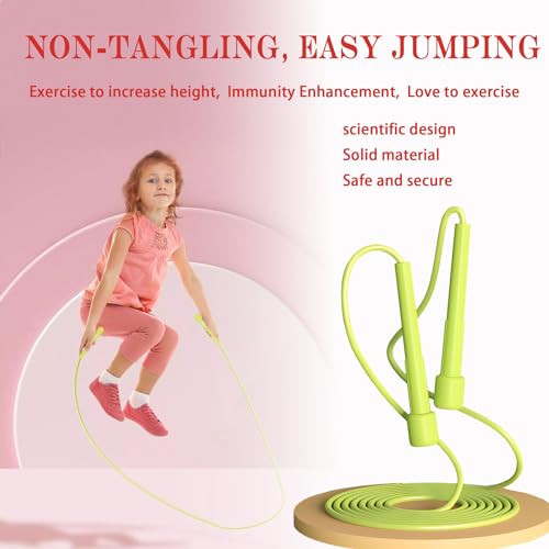 3-Pack Adjustable Kids Jump Ropes for All Ages