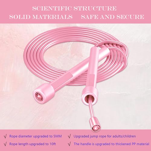 3-Pack Adjustable Kids Jump Ropes for All Ages