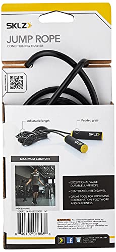 SKLZ Adjustable Jump Rope with Padded Grips